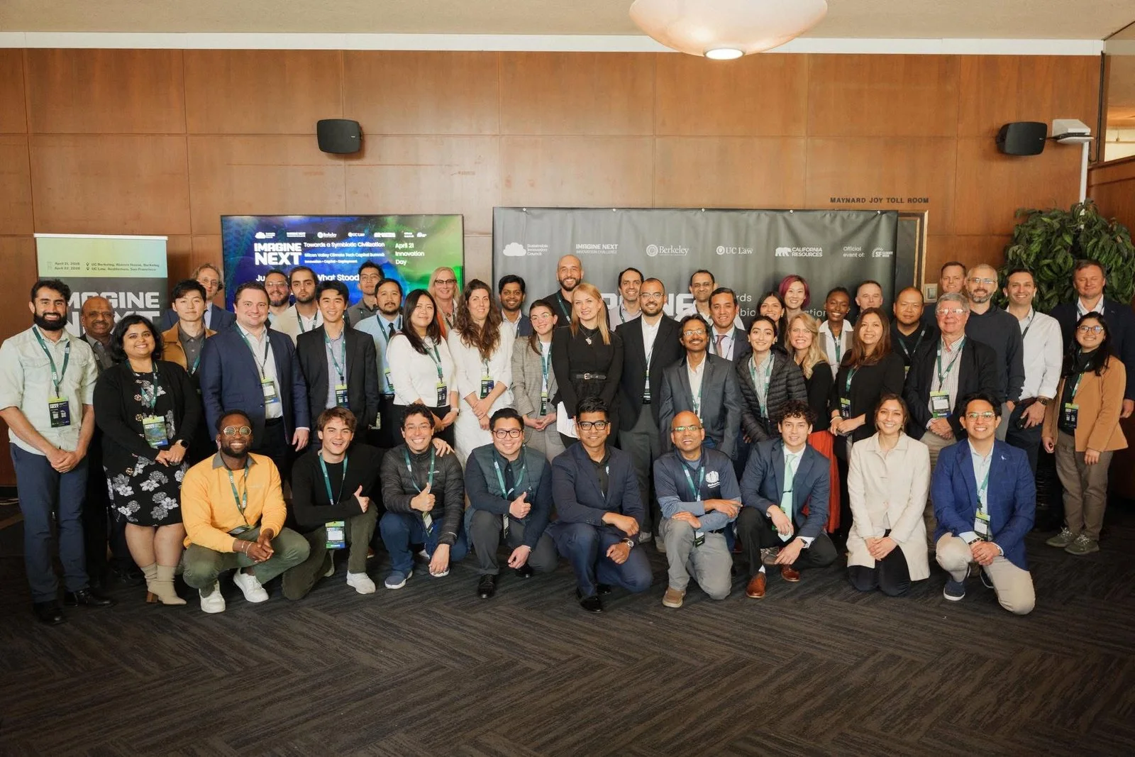 Finalists, investors, and partners at the Imagine Next Silicon Valley Climate Tech Capital Summit